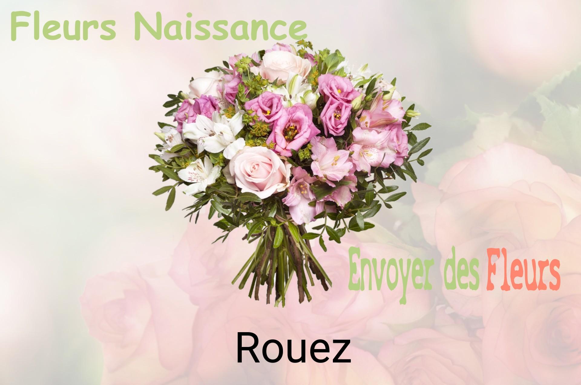 Bouquet de fleurs de naissance livré à Rouez